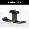 Double Headphone Stand Hanger Under Desk Mount Headphones Holder Rack Space-saving Double Hook Cable Organiser Bracket