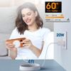 Qi2.2 Magnetic LED Wireless Charger 25W | Fast Charge Night Light for Apple 17 Magsafe