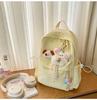 Schoolbag Korean ins Mori small fresh and sweet wind girl plaid small backpack high value travel shopping small backpack