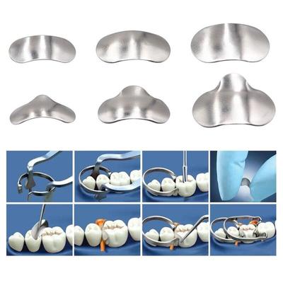 2 scatole Sistema di matrice sezionale dentale Matrice sezionale dentale Anello di serraggio/separazione in resina Strumenti per dentisti 100 pezzi/scatola