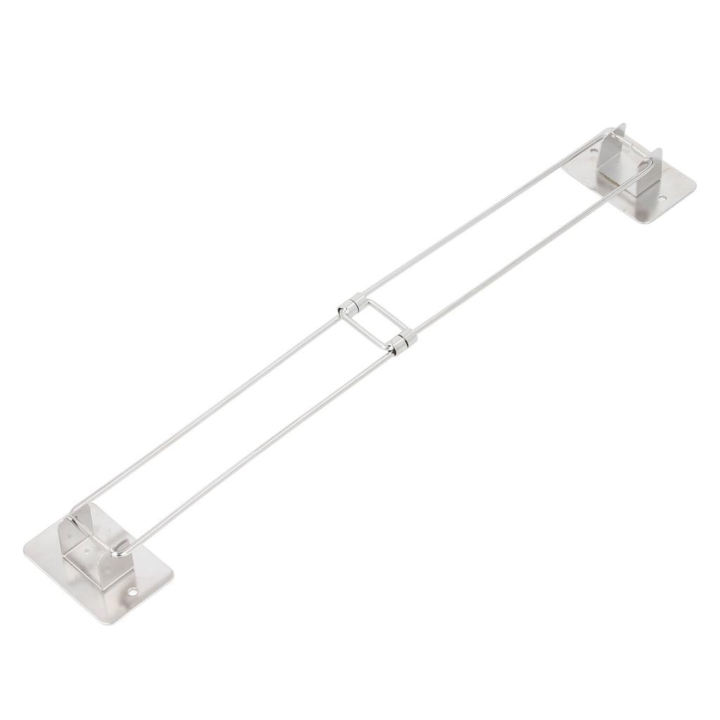 2Pcs RV Shower Corner Storage Bar Adjustable Shelf Guard Stainless Steel Rod 713in Stretchable