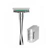 Adjustable Safety Razor Mens Folding Shaving Shaver Double Edge Classic Safety Razor With 5 PCS Titanium Coated Blades