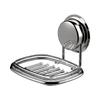 Suction Cup Soap Dish Holder Stainless Steel Bathroom Soap Box Wall Hanging Soap Net Portable Soap Dishes Storage Container