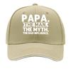 PAPA THE Unisex   Adjustable Strap Breathable Unisex Hat with Lettering YK Style for Women  Unisex Sandwich Baseball Cap