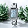 Casio Entiser Ladies Analog Blue Dial Ladies Classic LTP-1234DS-2ADF (A2365), Silver,
