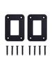 Automotive Replacement 2pcs Housing Automotive Switch Panel Rocker Switch Panel Housing Control Panel Easy Installation