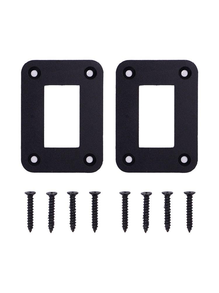 Automotive Replacement 2pcs Housing Automotive Switch Panel Rocker Switch Panel Housing Control Panel Easy Installation
