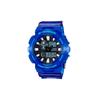CASIOG-Shock Series Tidal Moon Phase Shockproof, Antimagnetic and Waterproof Sports Watch Jelly Translucent Blue Quartz Movement GAX-100MSA-2A