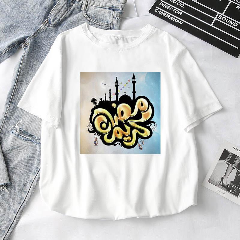 

Традиционная праздничная принтованная женская одежда с короткими рукавами XXXL