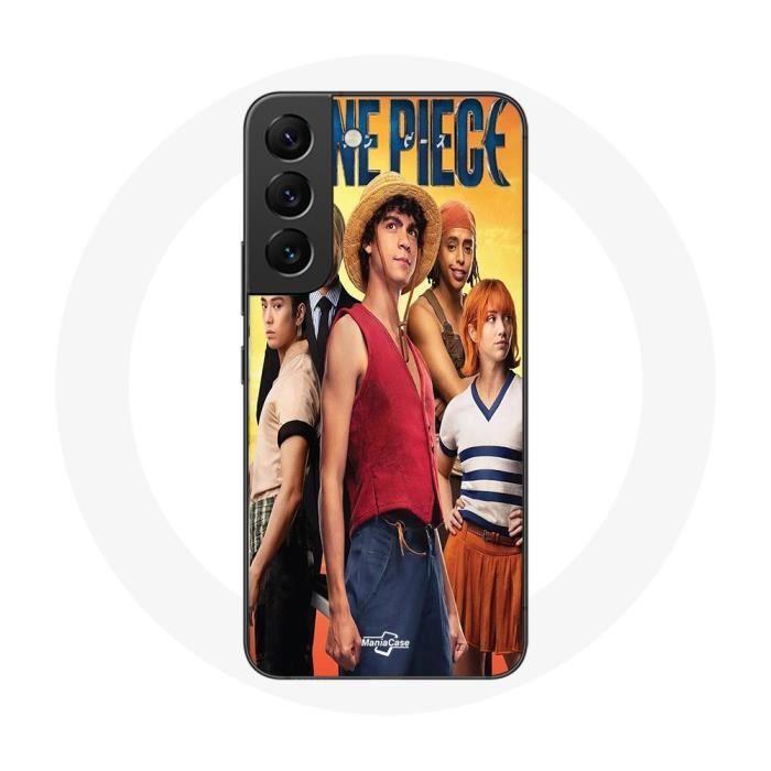 Coque - Maniacase - Samsung Galaxy S22 - Anime One Piece - Souple - Noir