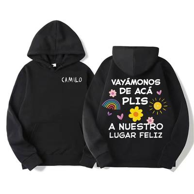 Sänger Camilo La Tribu Tour 2025 Album Hoodies Herren Damen Mode Trendig Vintage Sweatshirt Baumwolle Lässig Langarm Pullover