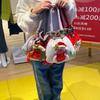 New Santa Claus Christmas Gift Bag Large Size Home Elk Xmas Packaging Bag New Year Party Favors Candy Handbag