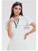 Damen Quick-Dry Tennis & Golf V-Ausschnitt Kleid mit Taschen - Anti-Exposure Fitness Rock Set