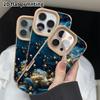 Phone Case: 2D flat lambskin suitable for iPhone 18 17 16 15 14 13Pro protective case, wave shell, curling swirl, Christmas and Halloween gifts