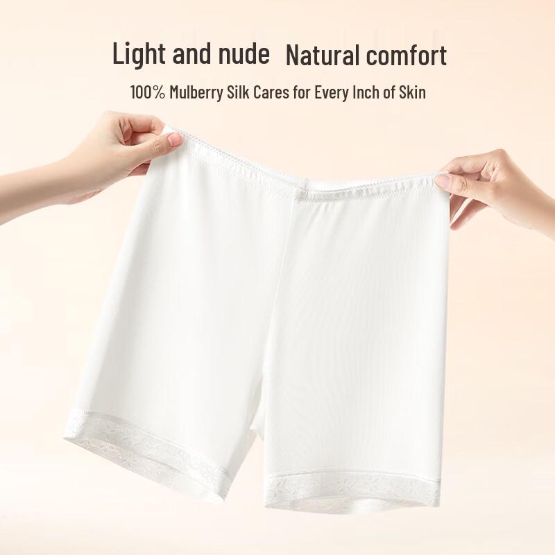 Pantalones Cortos de Seguridad Antiexposición 100% Seda para Mujer
