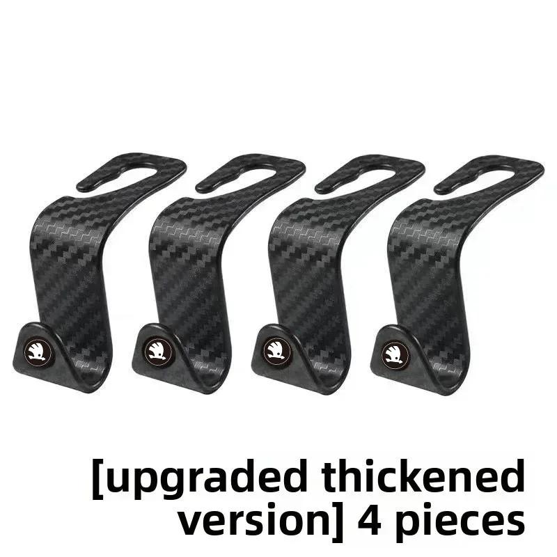 Car Sticker 2025 Hot Car Seat Back Creative Multi-function On-Board Hooks Car For Skoda Octavia Fabia Kamiq Kapoq Kodiaq Rapid S