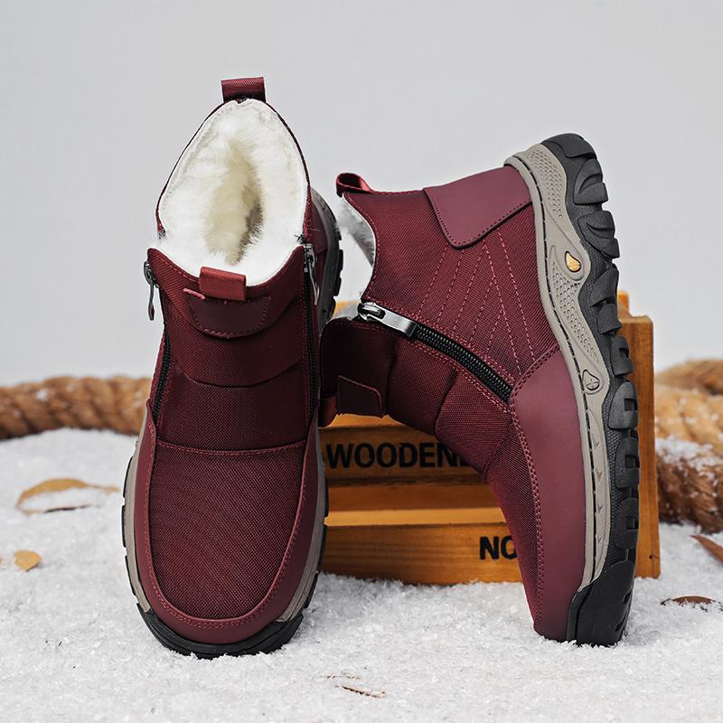 Winter Boots Same Style for Men and Women Soft Bottom Anti-Slip Warmth Preservation Free Shipping Men's Shoes Comfortable Cold Resistant