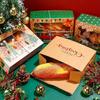 1PC Paper Gift Box Holiday Kraft Paperboard Baking Christmas Cookie Box Party Transparent Window Gift Giving Doughnut Box Gifts