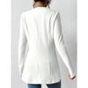 DAFIFY Women's Fashion Casual Solid Color Print Autumn Winter Long Sleeve Jackets & Coats