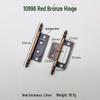 Flat Crown Hinges in Gold, Silver, Antique Bronze - Available in 1.5, 2, 3, & 4-inch Sizes