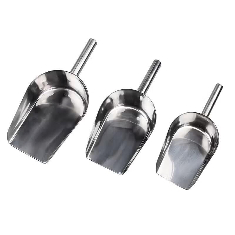Tingbai Stainless Steel Flat Bottom Scoop