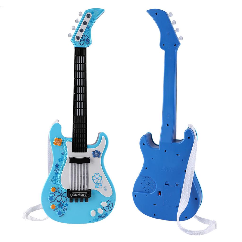 Multifunctional Kids Bass Guitar Toy Children Light Musical Instrument Toy