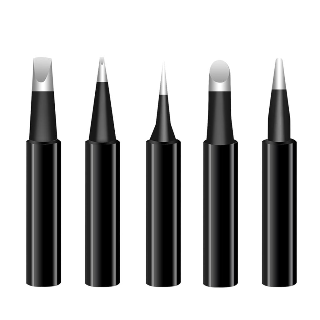 5Pcs/set Soldering Solder Iron Tips Tip 900M-T for 933 376 907 913 951 898D 852D+ 852D Soldering Rework Station