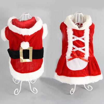 Weihnachts-Hundekleidung, Haustier-Weste, Hemd, Hunde-Winterkleid, warmer Mantel, Jacke, Kleidung für kleine Hunde, Kleid, Chihuahua, Yorkshire