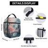 Japanese Pagoda And Cherry Blossoms Insulated Lunch Bag for Women Children Portable Food Boxes Thermal Lunch Box Tote