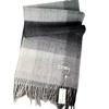 Women's 100% Pure Wool Winter Scarf - Plaid, Lightweight, Warm, Versatile Shawl & Birthday Gift