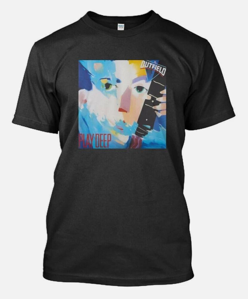 The Outfield Play Deep Rock Band T-Shirt Size S-5XL Unisex T-Shirt