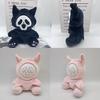 Ghostcat Face Qc Hell Death Plush Toy Halloween Night Light Doll