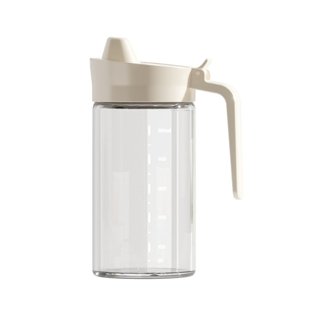 Curved Handle Glass Oil Dispenser 500ML Oil Bottle New Seasoning bottle Restaurant