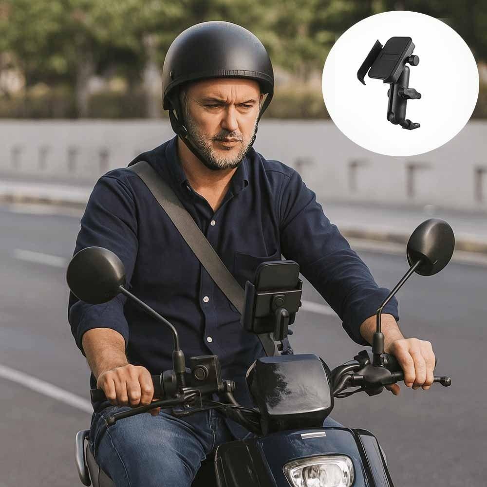 Adjustable Cell Phone Stand Support Bracket Bicycle Rearview Mirror  Riding Equipment