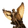 Luminária de Parede Arcanjo Miguel Resina Vintage LED Arandela Gótico Medieval Anjo Guardião Arte de Parede Decorativa para Quarto Sala de Estar Corredor