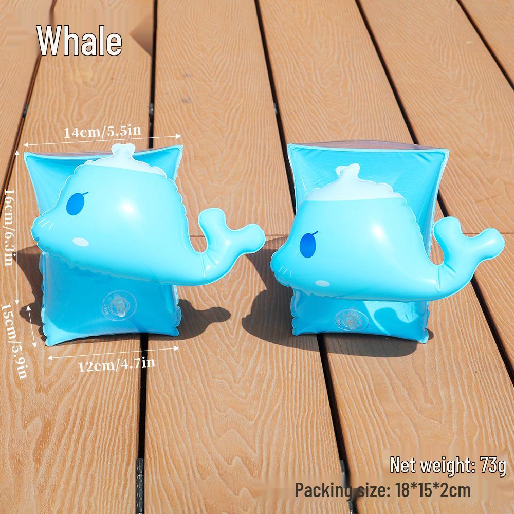 PVC Aufblasbare Schwimmflügel mit Doppel-Airbag-Auftrieb - Cartoon-Design Armbänder