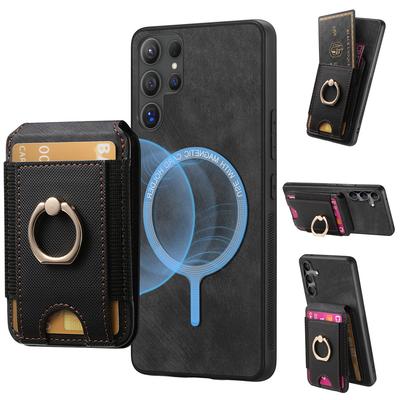 Detachable Magnetic Wallet Card Slot Case for Samsung S23 S21 FE S25 S24 S22 Ultra Plus A16 A06 A36 A56 A55 A35 Leather Cover