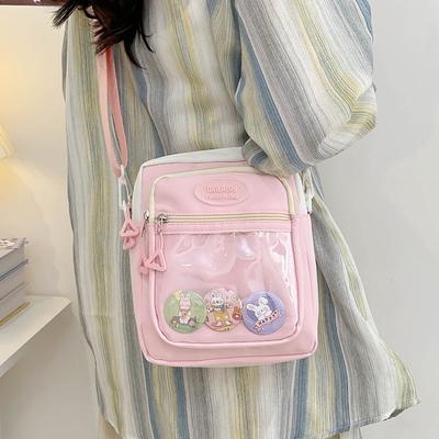 2025 Umhängetasche Mädchen kleine Schultasche Tide Studentenrucksack Comic-Show personalisierte Handytasche