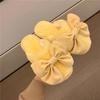 Cozy Bow Plush Slippers: Warm Non-Slip Indoor Cotton for Autumn & Winter