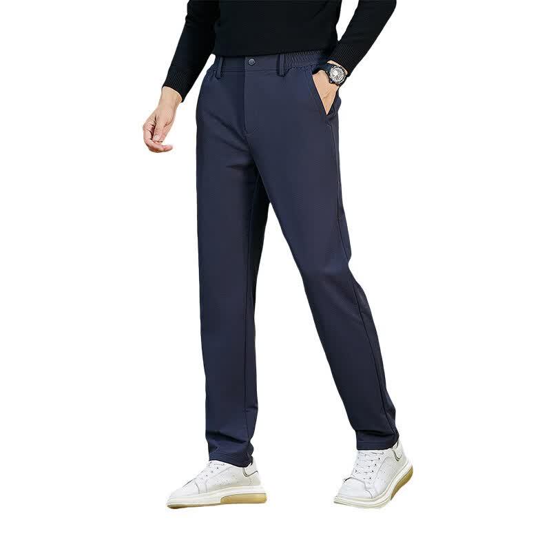 VEE KELLEN Men's Casual Straight-Leg Trousers