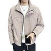 The Same Spring New Jacket Men'S Stand-Up Collar Tooling Military Fashion Coat Handsome Trend Casual Versatile Spring And Autumn