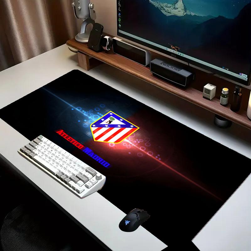 Atletico Madrid Crest Mouse pad Office Desk Mat, Gaming Mouse Pad Mousepad, keyboard pad,Heavy-Duty Non-Slip Rubber Backing, Gift