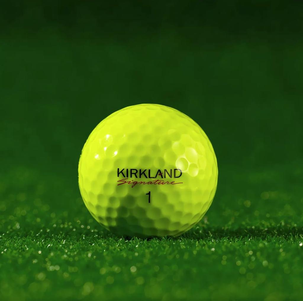 Kirkland Signature Golf Ball Version Yellow 24 Pieces 3-Piece 2.0