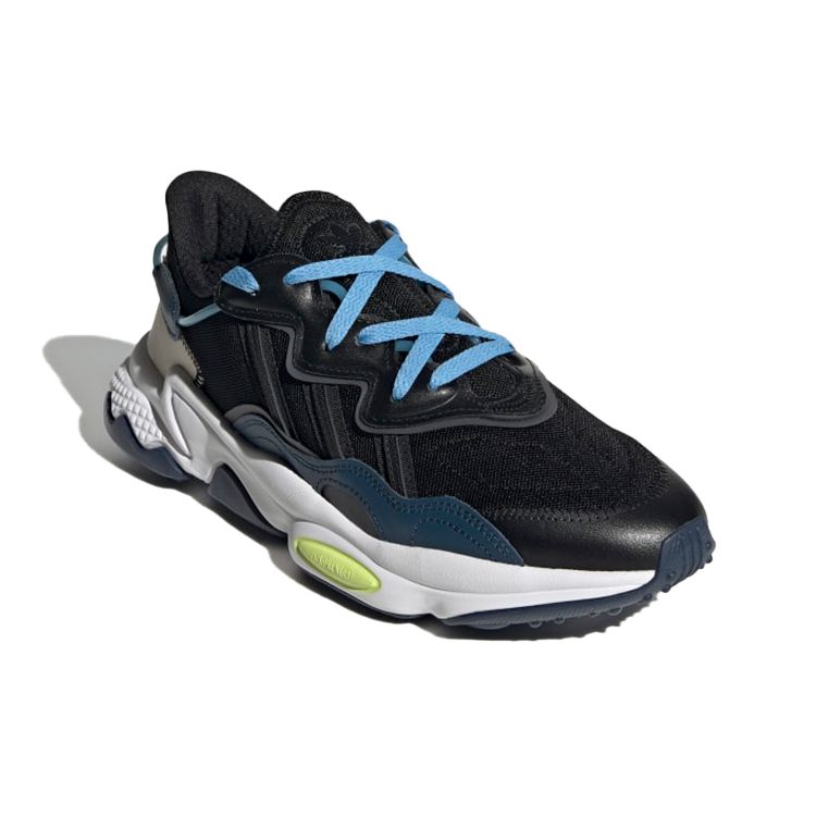 Adidas Ozweego Black Crew Navy Unisex Sneakers Core-Black Frozen-Yellow FX6057