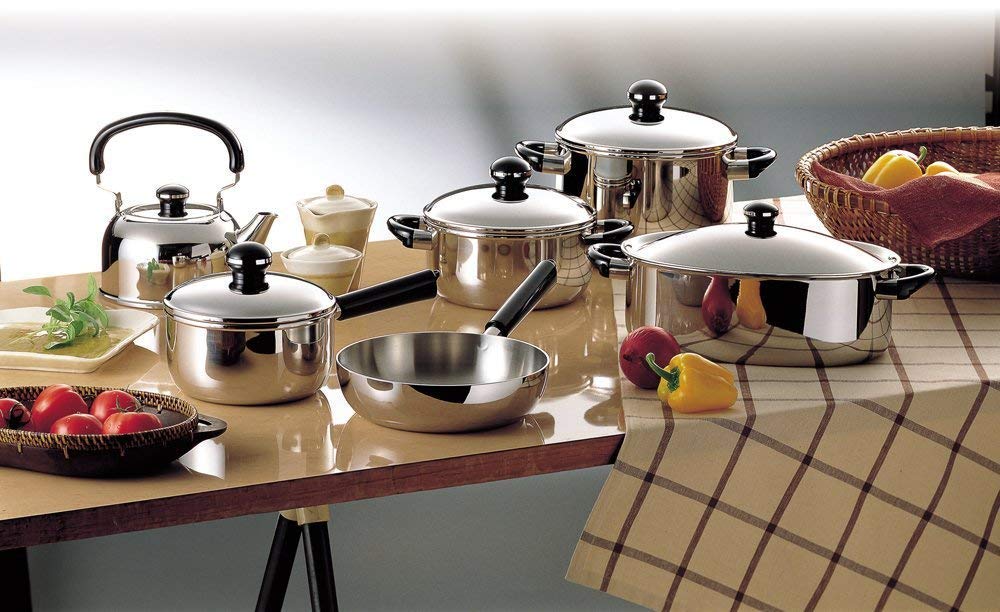 Miyazaki Seisakusho Objet 14cm Saucepan, Made In Japan, 5-Year Warranty, Induction Cooktop Compatible, Lightweight, OJ-2 Silver
