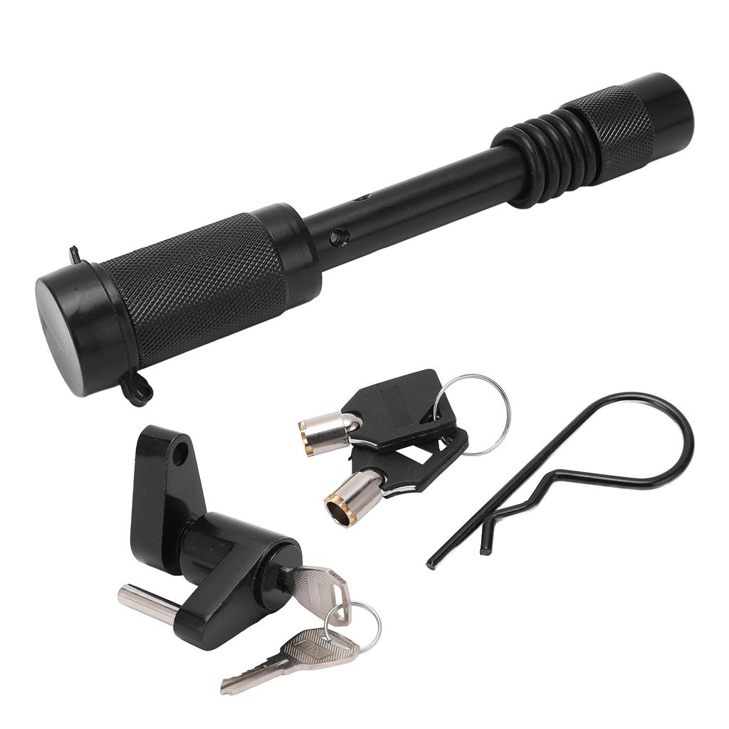 Trailer Hitch Lock with 1 4in Coupler Lock Zinc Alloy Antitheft for RV Truck Construction Vehicle Camper