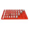34 Nut and Bolt Thread Checker Aluminum Alloy Standard Size Inch and Metric Thread Identifier Gauge