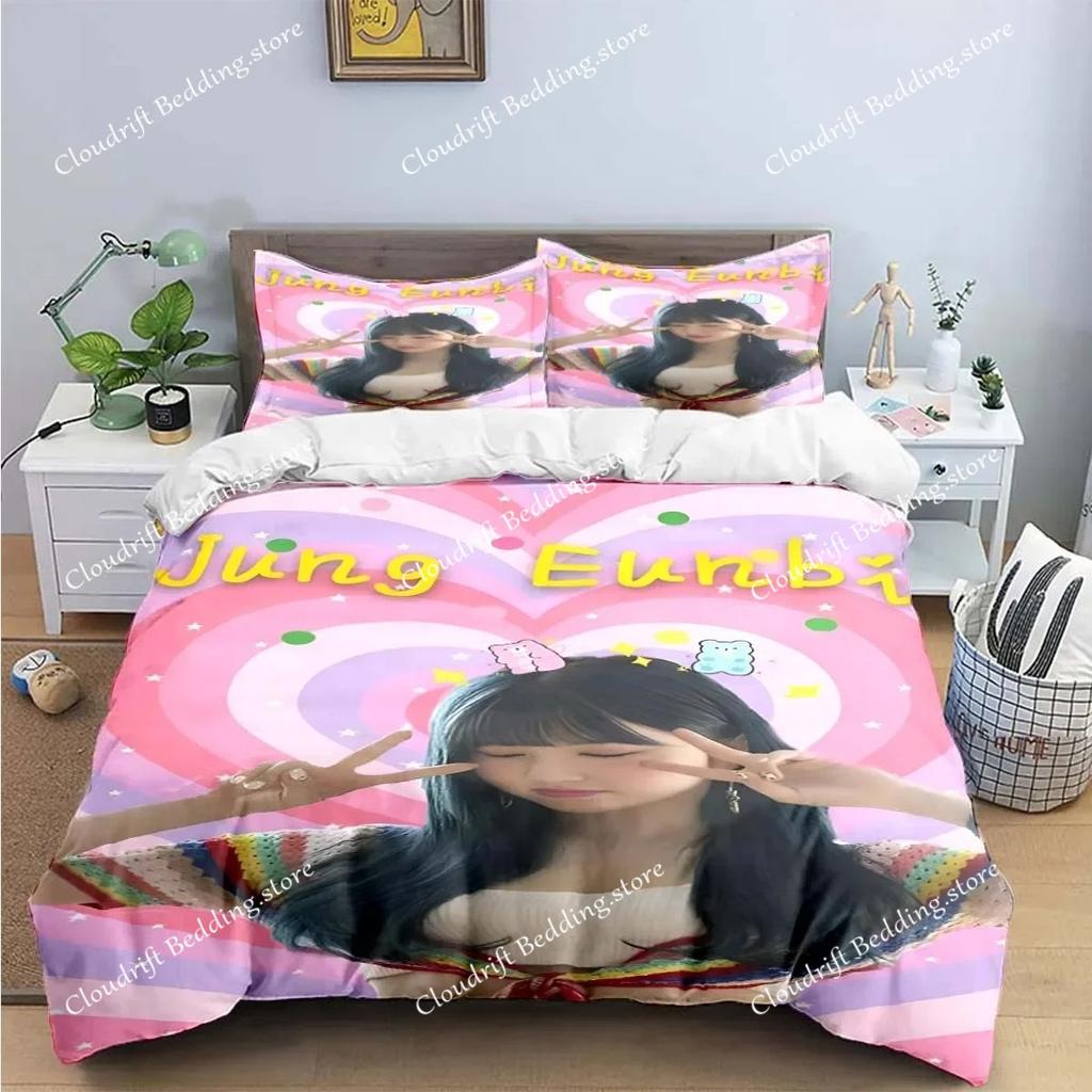 Exquisite Singer E-Eunha Fashion Anime Digital Printing Bedding Set Duvet Cover Comforter Bed Youth Kids Girl Boys Gift