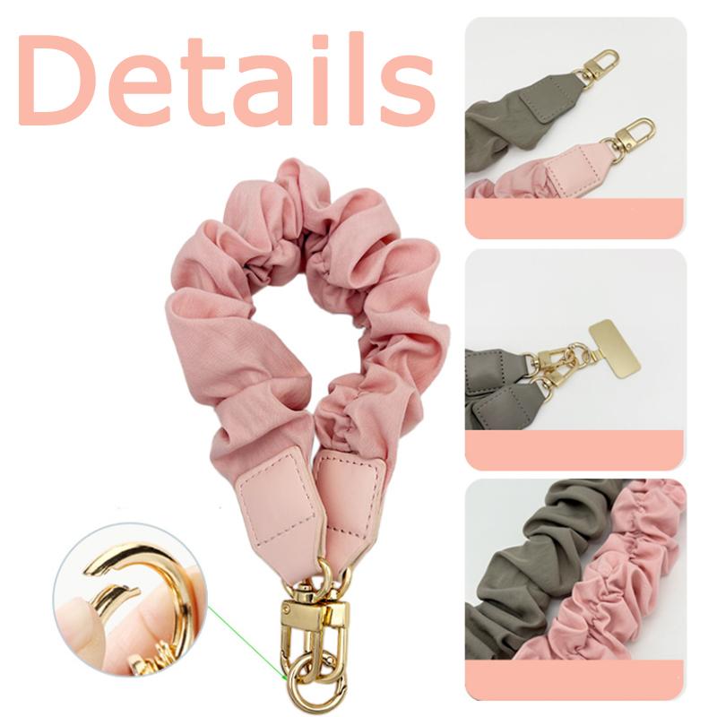 WTEMPO Mobile Phone Lanyard Key Chain Elegant Stretchy Wristlet Key Chain Pendant Anti Loss Chain Rope for Commuting Traveling Shopping