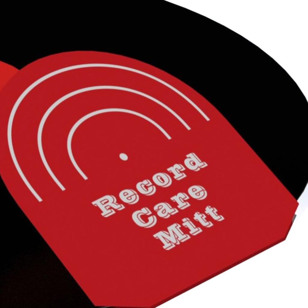 2 Pezzi Guanti per Pulizia Dischi in Vinile Manopola Puliscidischi Protezioni Antistatiche per la Manipolazione e la Conservazione di LP
